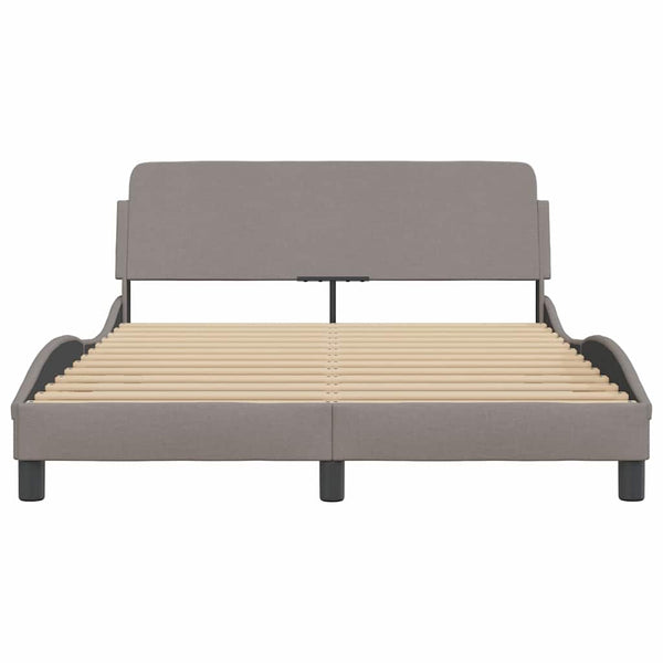 Bettgestell Dover Taupe 140x190 cm