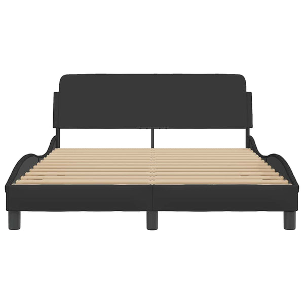 Bettgestell Dover Schwarz 140x190 cm
