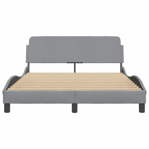 Bettgestell Dover Hellgrau 140x200 cm