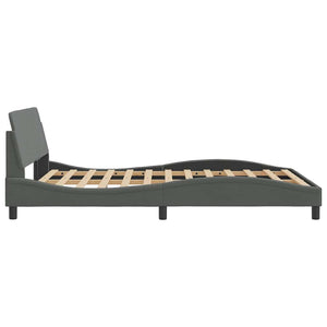 Bettgestell Dover Dunkelgrau 140x200 cm