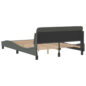 Bettgestell Dover Dunkelgrau 140x200 cm