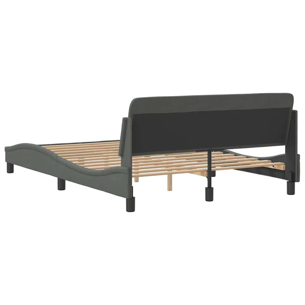 Bettgestell Dover Dunkelgrau 140x200 cm