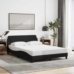 Bettgestell Schwarz Stoff 140x200 cm