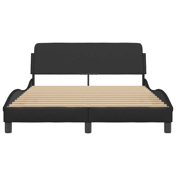 Bettgestell Dover Schwarz 140x200 cm