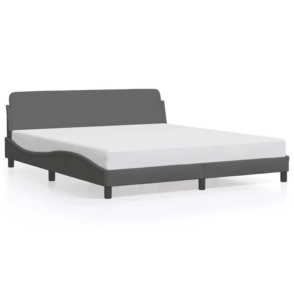 Bettgestell Dover Dunkelgrau 160x200 cm