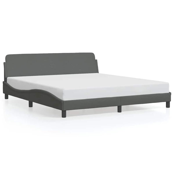 Bettgestell Dover Dunkelgrau 160x200 cm