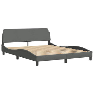 Bettgestell Dover Dunkelgrau 160x200 cm