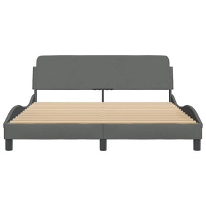 Bettgestell Dover Dunkelgrau 160x200 cm