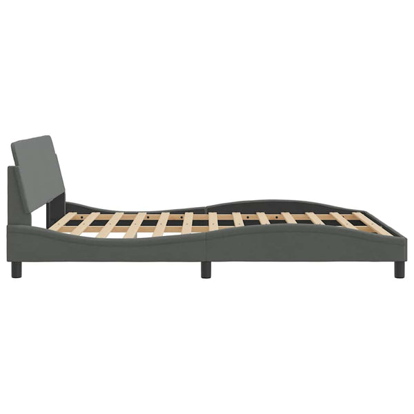 Bettgestell Dover Dunkelgrau 160x200 cm