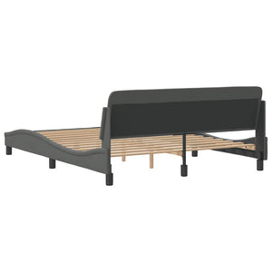 Bettgestell Dover Dunkelgrau 160x200 cm