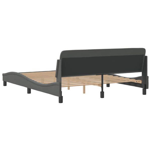 Bettgestell Dover Dunkelgrau 160x200 cm