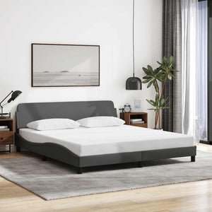 Bettgestell Dover Dunkelgrau 160x200 cm