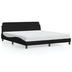 Bettgestell Dover Schwarz 160x200 cm
