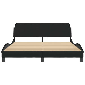 Bettgestell Dover Schwarz 160x200 cm