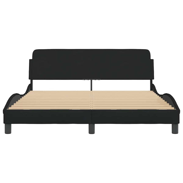 Bettgestell Dover Schwarz 160x200 cm