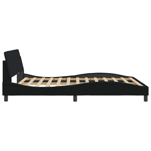 Bettgestell Dover Schwarz 160x200 cm