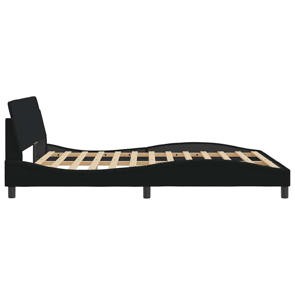 Bettgestell Dover Schwarz 160x200 cm