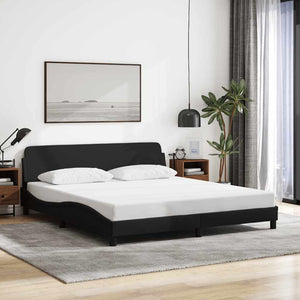 Bettgestell Dover Schwarz 160x200 cm