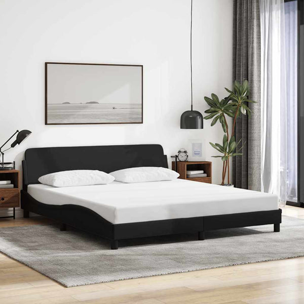 Bettgestell Dover Schwarz 160x200 cm