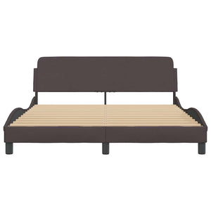Bettgestell Dover Dunkelbraun 160x200 cm