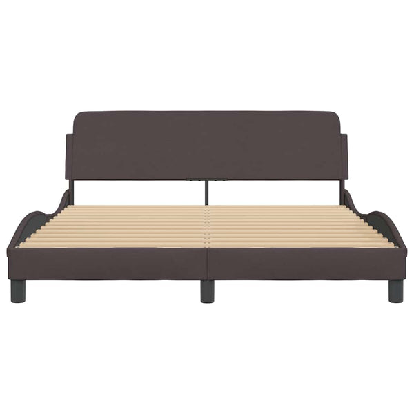 Bettgestell Dover Dunkelbraun 160x200 cm
