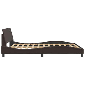 Bettgestell Dover Dunkelbraun 160x200 cm