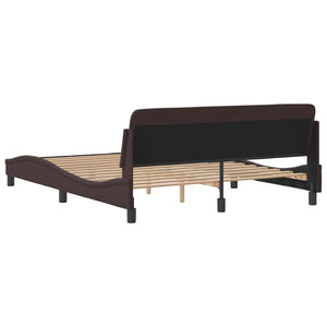 Bettgestell Dover Dunkelbraun 160x200 cm