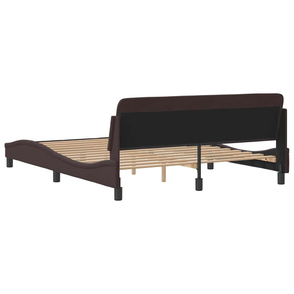 Bettgestell Dover Dunkelbraun 160x200 cm