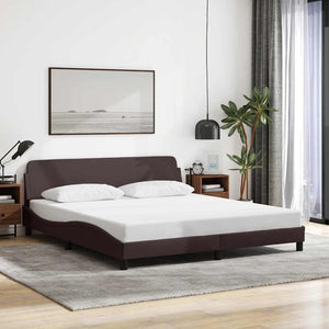 Bettgestell Dover Dunkelbraun 160x200 cm