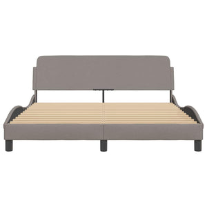 Bettgestell Dover Taupe 160x200 cm