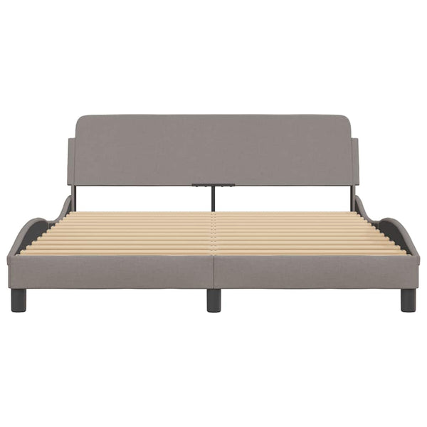 Bettgestell Dover Taupe 160x200 cm