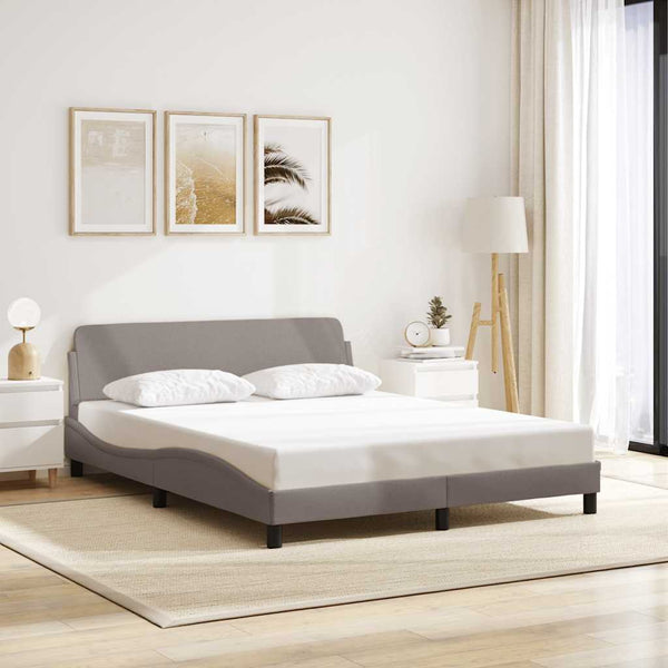 Bettgestell Dover Taupe 160x200 cm