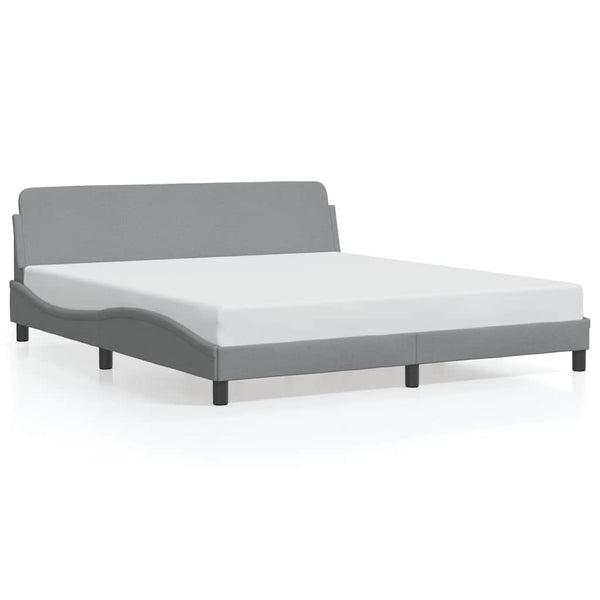 Bettgestell Dover Hellgrau 180x200 cm
