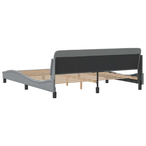 Bettgestell Dover Hellgrau 180x200 cm