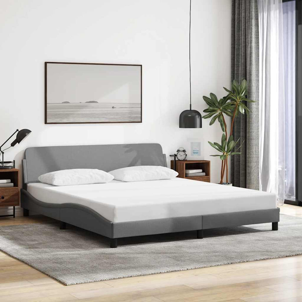 Bettgestell Dover Hellgrau 180x200 cm