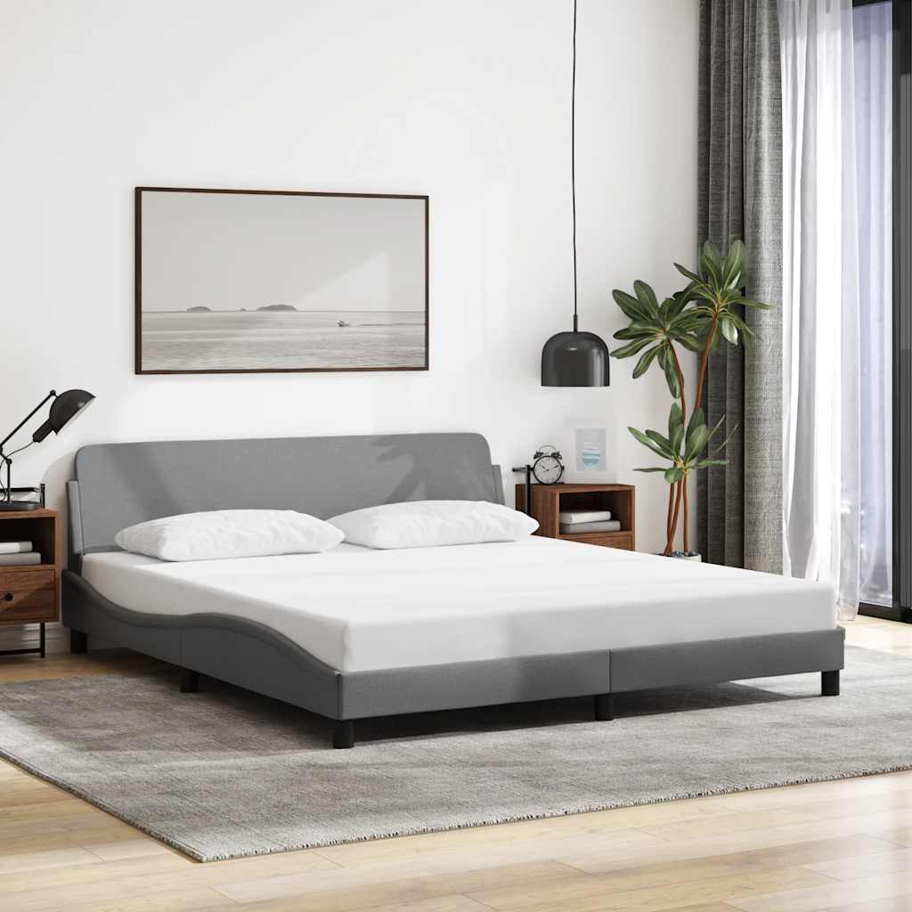 Bettgestell Dover Hellgrau 180x200 cm