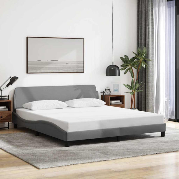 Bettgestell Dover Hellgrau 180x200 cm
