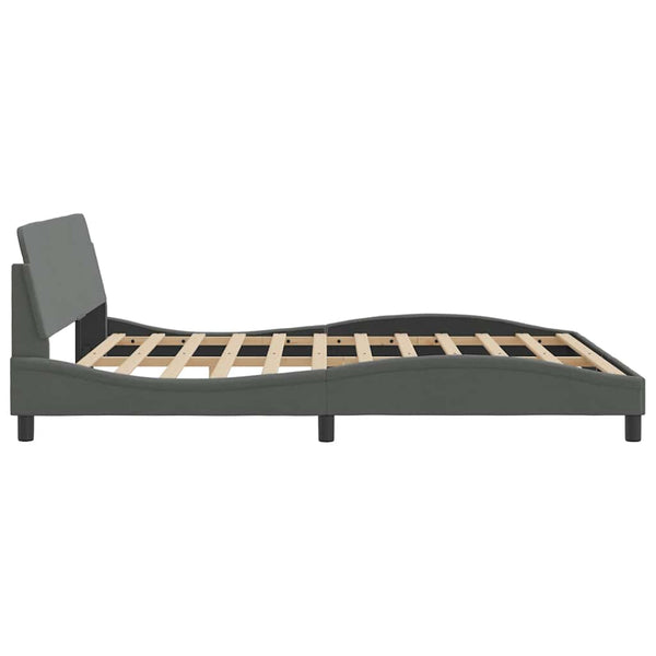 Bettgestell Dover Dunkelgrau 180x200 cm