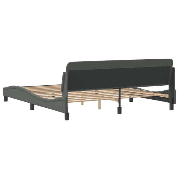 Bettgestell Dover Dunkelgrau 180x200 cm