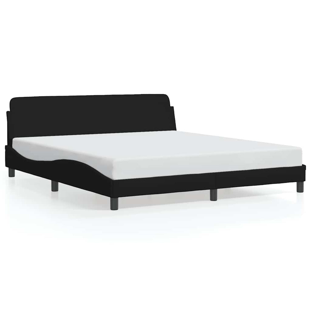 Bettgestell Dover Schwarz 180x200 cm