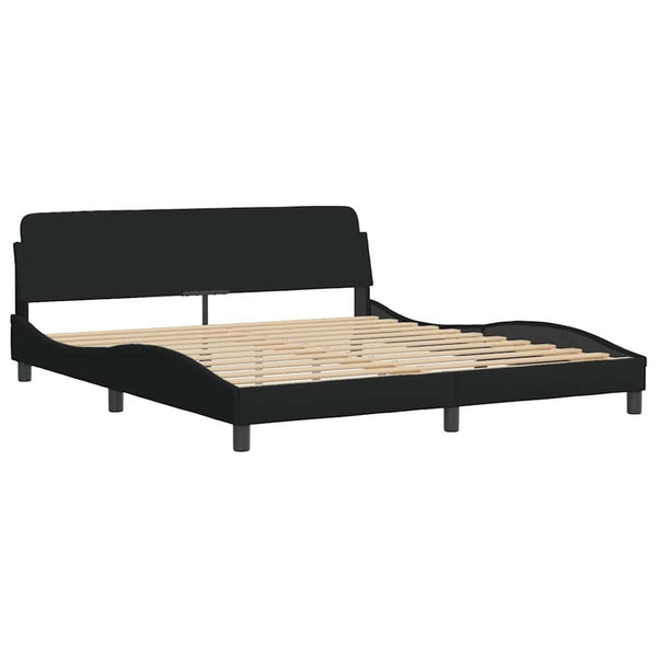 Bettgestell Dover Schwarz 180x200 cm