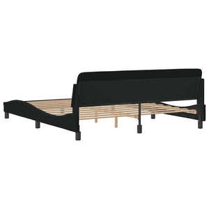 Bettgestell Dover Schwarz 180x200 cm