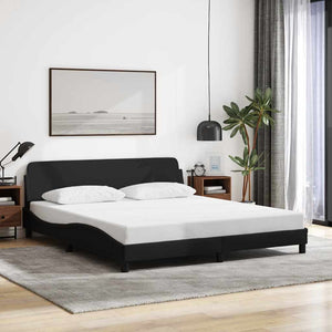 Bettgestell Dover Schwarz 180x200 cm