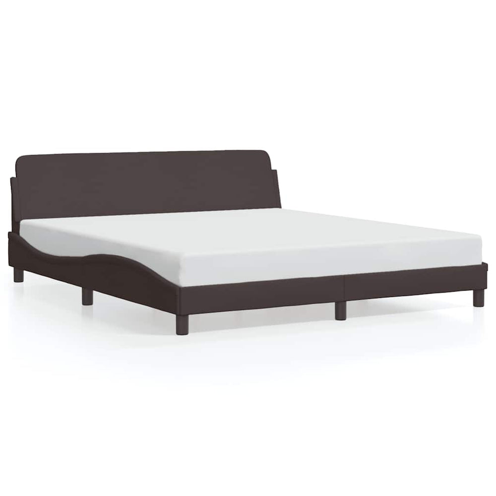 Bettgestell Dover Dunkelbraun 180x200 cm