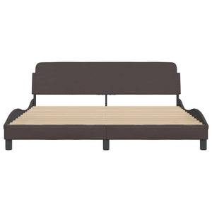 Bettgestell Dover Dunkelbraun 180x200 cm