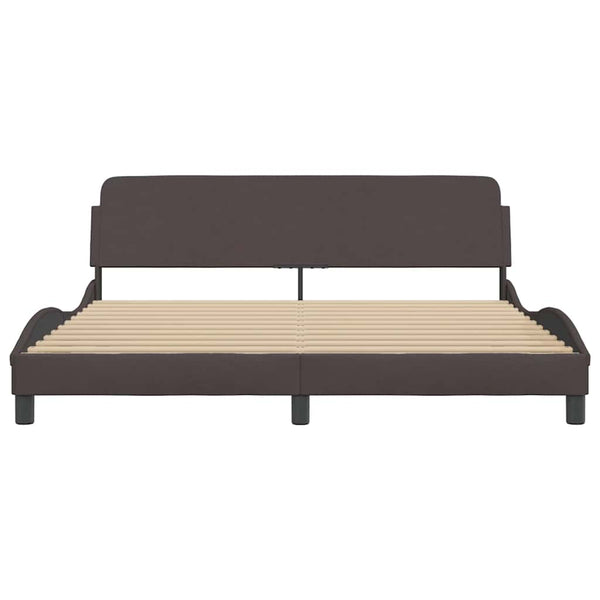 Bettgestell Dover Dunkelbraun 180x200 cm