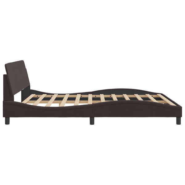 Bettgestell Dover Dunkelbraun 180x200 cm
