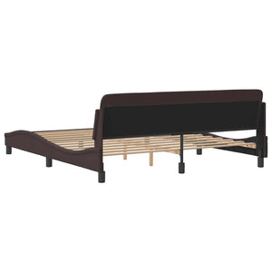 Bettgestell Dover Dunkelbraun 180x200 cm