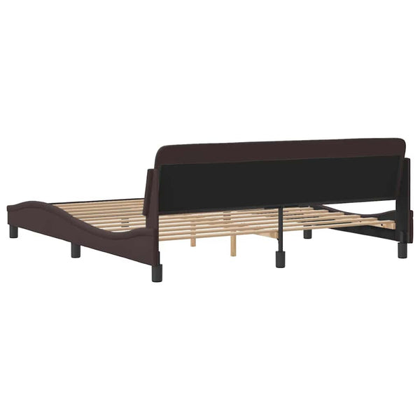 Bettgestell Dover Dunkelbraun 180x200 cm