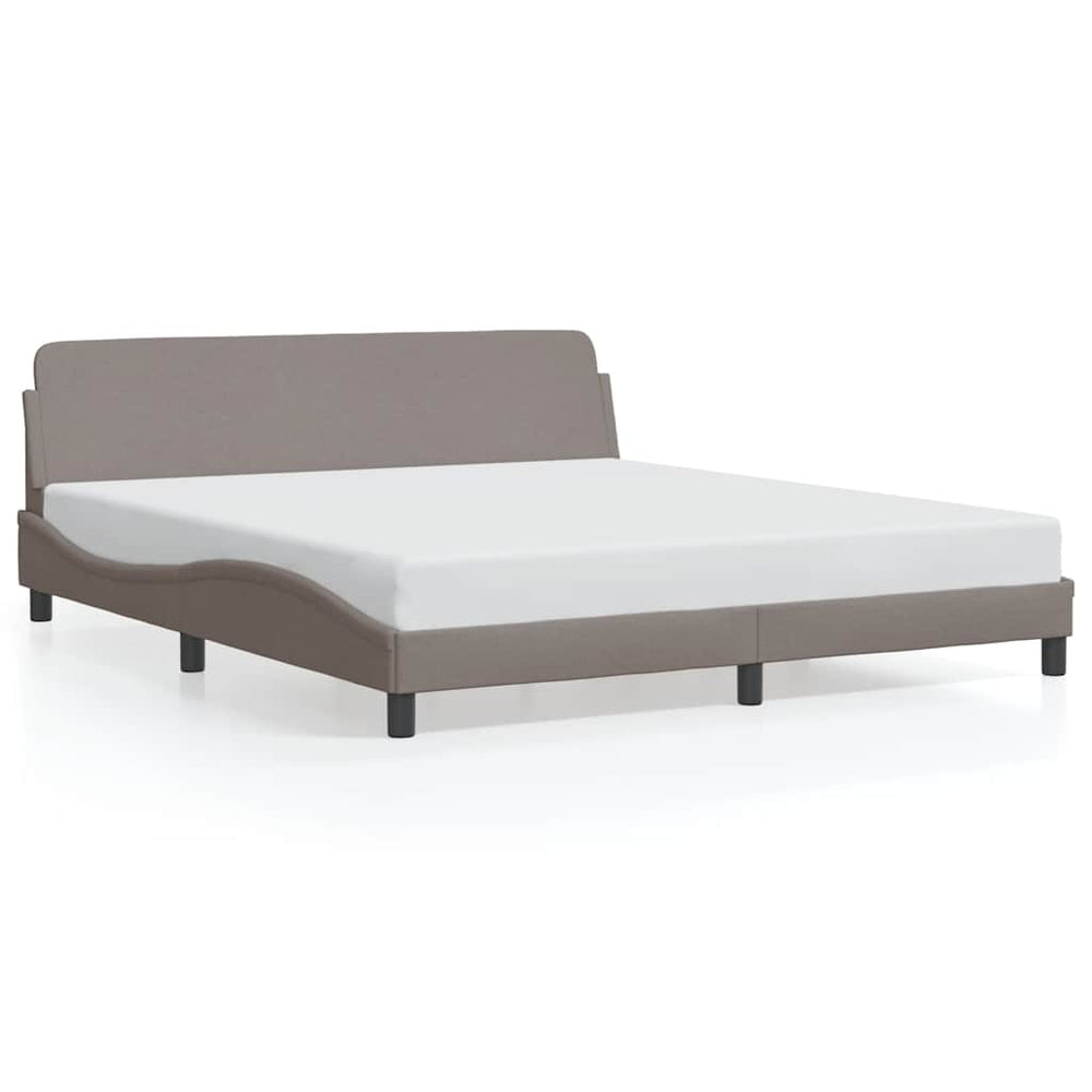 Bettgestell Dover Taupe 180x200 cm